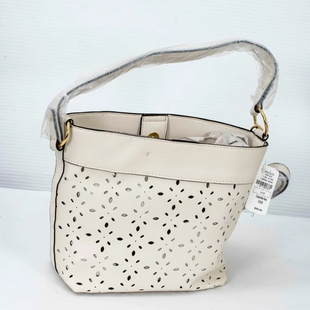 Elegant White Handbag NWT Neiman Marcus